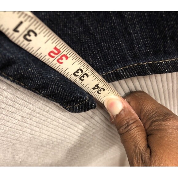 Maurice’s Denim Jeans Size 7/8 Long Taylor Boot Distressed - Picture 11 of 16